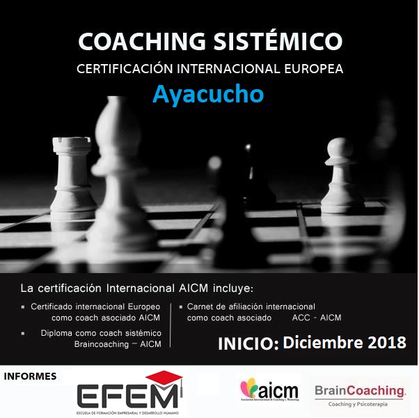 Coaching Sistémico. Ayacucho.  Certificación Europea AICM